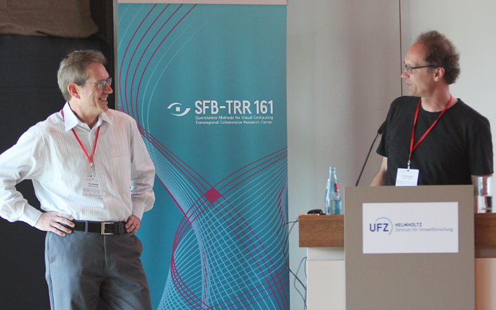Daniel Weiskopf and Falk Schreiber opened the conference.
