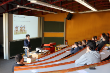 Vortrag von Franz Hahn während der Studientage der Universität Konstanz.