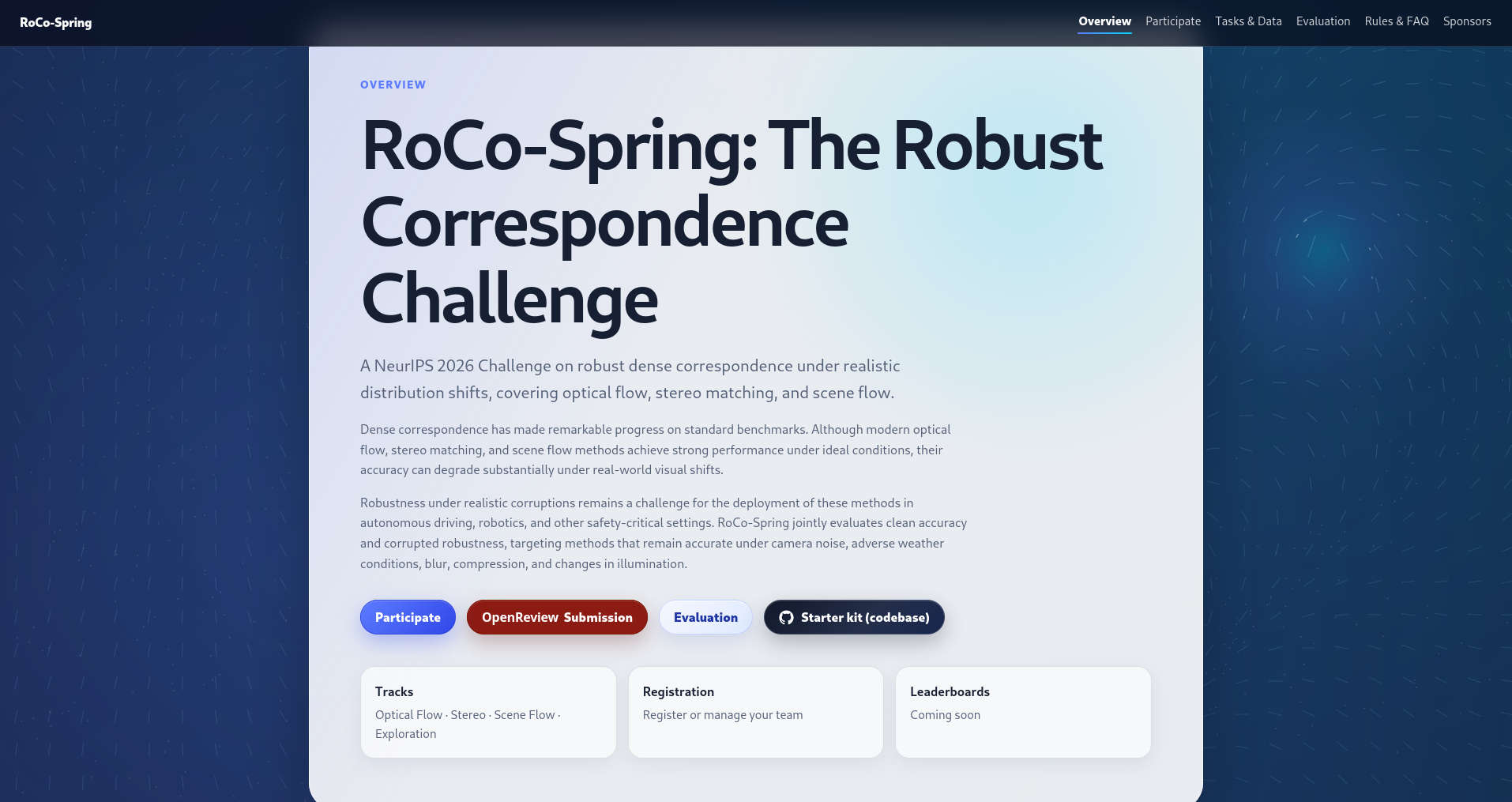 RoCo-Spring website
